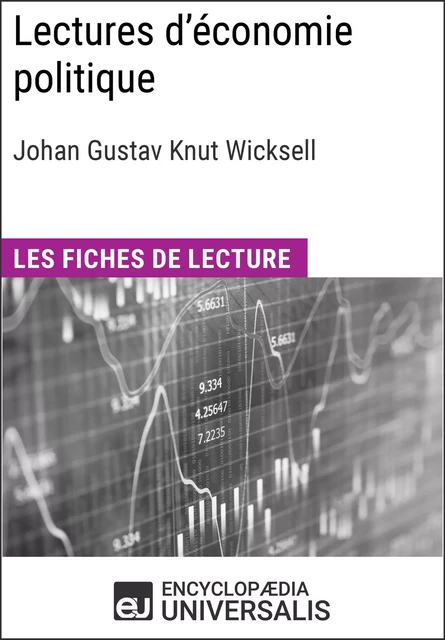 Lectures d'économie politique de Johan Gustav Knut Wicksell -  Encyclopaedia Universalis - Encyclopaedia Universalis