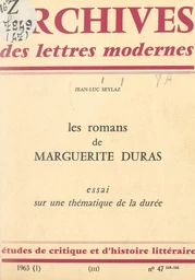 Les romans de Marguerite Duras