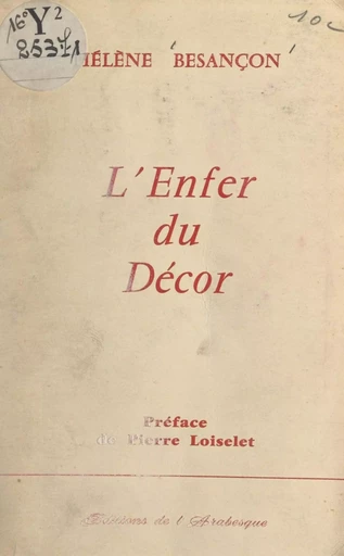 L'enfer du décor - Hélène Besançon - FeniXX réédition numérique