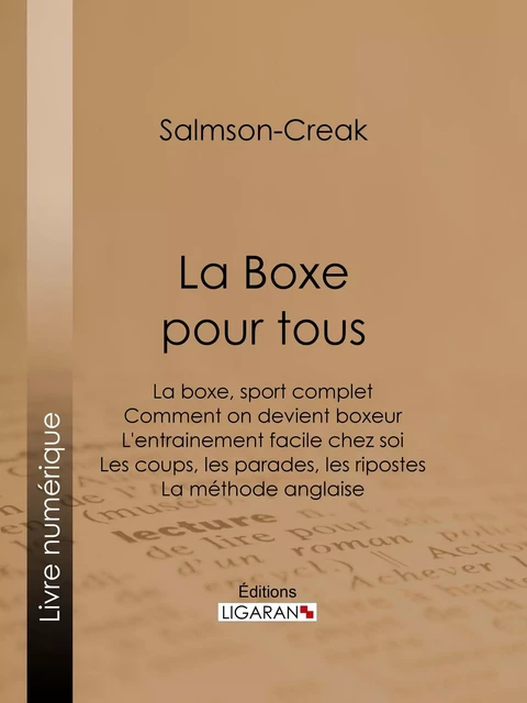 La Boxe pour tous -  Salmson-Creak,  Ligaran - Ligaran