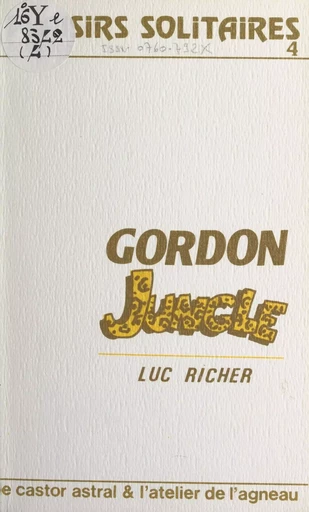 Gordon jungle - Luc Richer - FeniXX réédition numérique