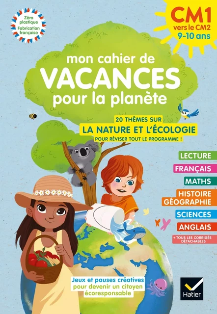 Mon cahier de Vacances pour la planète 2022 du CM1 au CM2 9/10 ans - Charles Houdinet - Hatier