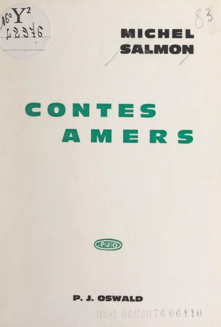 Contes amers - Michel Salmon - FeniXX réédition numérique