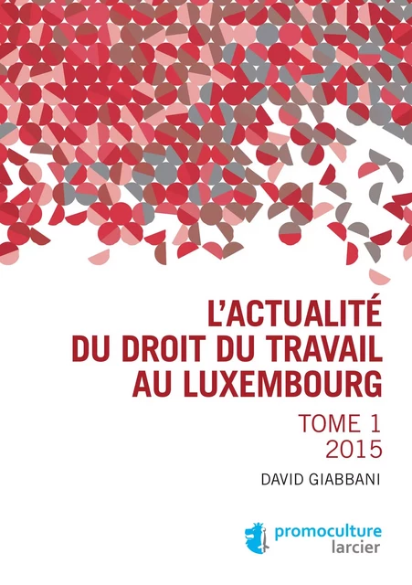 L'actualité du droit du travail au Luxembourg - David Giabbani - Éditions Larcier