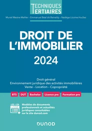 Droit de l'immobilier 2024