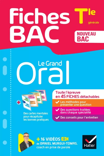 Fiches bac - Le Grand Oral Tle - Bac 2025 -  Collectif - Hatier