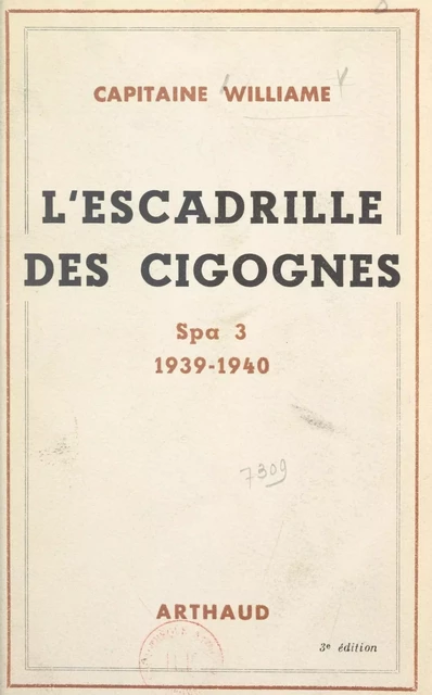 L'escadrille des cigognes - Robert Williame - FeniXX réédition numérique