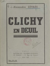 Clichy en deuil