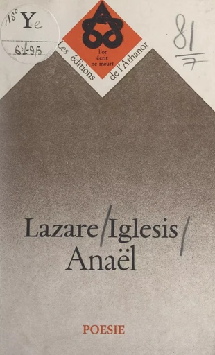 Anaël - Lazare Iglesis - FeniXX réédition numérique