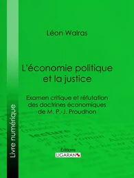 L'économie politique et la justice