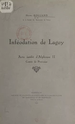 Inféodation de Lagoy