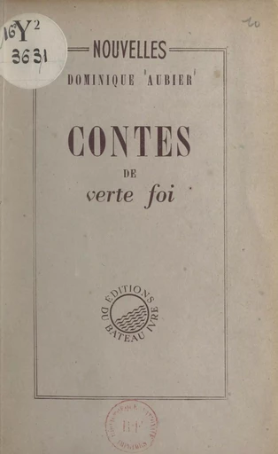 Contes de verte foi - Dominique Aubier - FeniXX réédition numérique