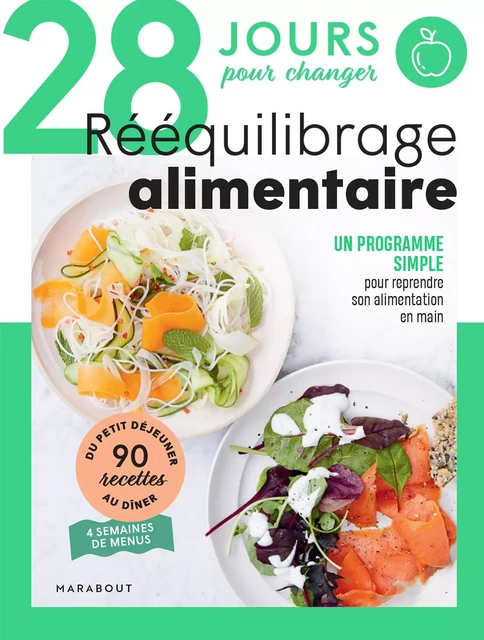 28 jours pour un rééquilibrage alimentaire réussi ! - Guillaume Marinette - Marabout