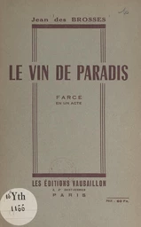 Le vin de paradis