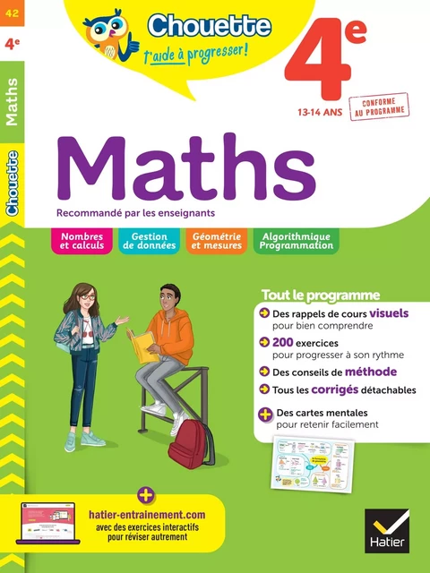 Chouette - Maths 4e - Gérard Bonnefond, Daniel Daviaud, Bernard Revranche - Hatier