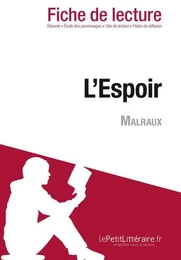 L'Espoir de Malraux (Fiche de lecture)