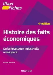 Maxi fiches - Histoire des faits économiques - 4e éd.