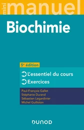 Mini Manuel - Biochimie - 5e éd.