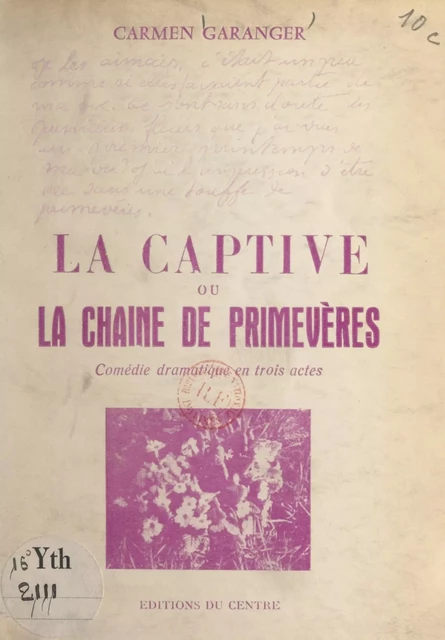 La captive - Carmen Garanger - FeniXX réédition numérique