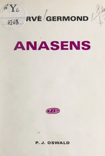 Anasens - Hervé Germond - FeniXX réédition numérique