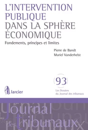 L'intervention publique dans la spère économique