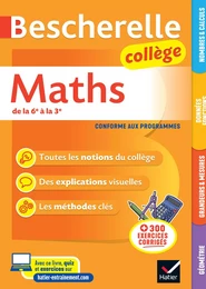 Bescherelle collège - Maths (6e, 5e, 4e, 3e)