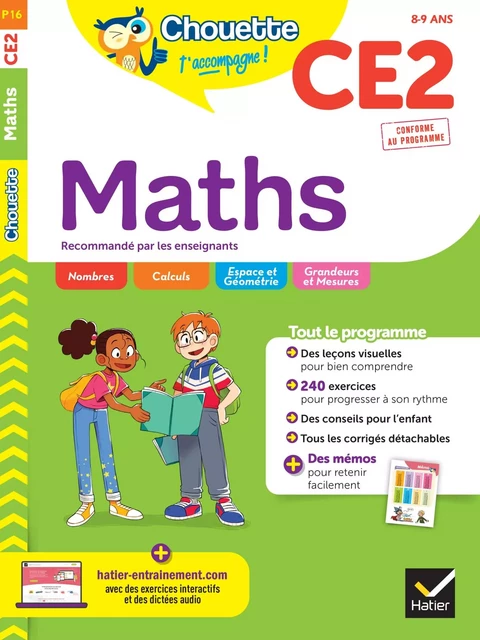 Chouette - Maths CE2 - Lucie Domergue, Juliette Domingie - Hatier