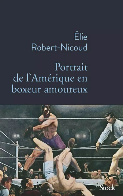 Portrait de l'Amérique en boxeur amoureux - Élie Robert-Nicoud - Stock