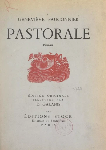 Pastorale - Geneviève Fauconnier - FeniXX réédition numérique