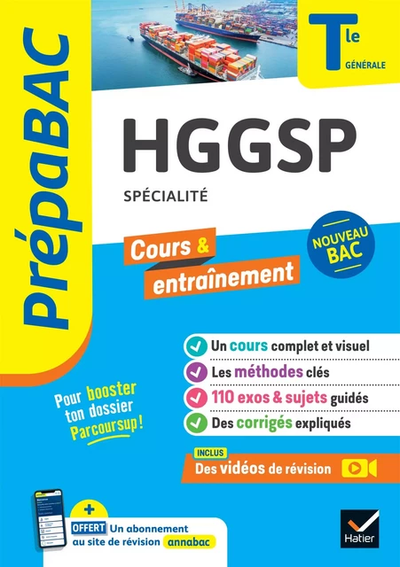 Prépabac - HGGSP Tle générale (spécialité) - Bac 2025 - Christophe Clavel, Laurent van De Wandel, Florence Holstein, Barbara Jamin de Capua, Jean-Philippe Renaud - Hatier