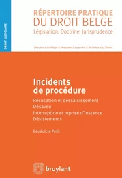 Incidents de procédure