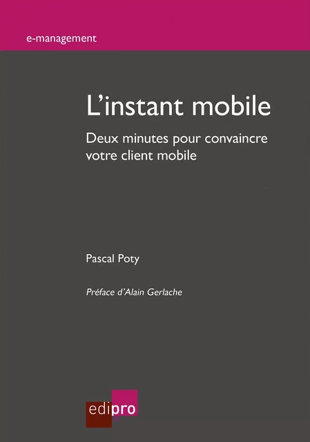 L'instant mobile - Pascal Poty - EdiPro