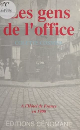 Les gens de l'office, à l'Hôtel de France, en 1900