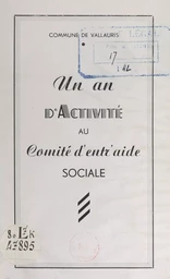 Un an d'activité au Comité d'entr'aide sociale