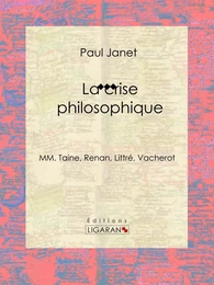 La crise philosophique