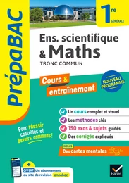 Prépabac - Maths &amp; enseignement scientifique (tronc commun) 1re générale