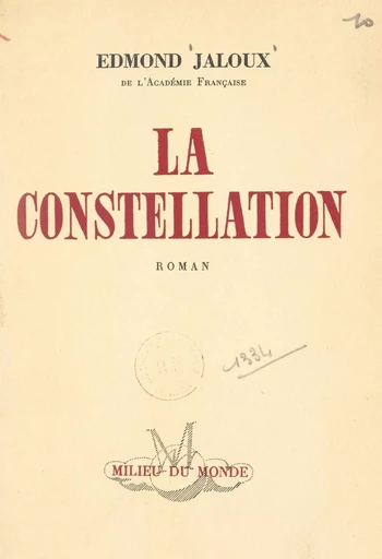 La constellation - Edmond Jaloux - FeniXX réédition numérique