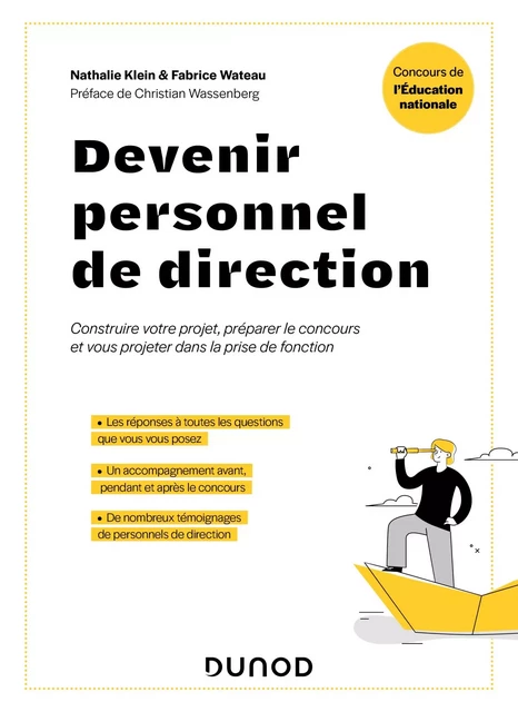 Devenir personnel de direction - Nathalie Klein, Fabrice Wateau - Dunod