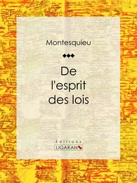 De l'esprit des lois