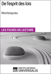 De l'esprit des lois de Montesquieu