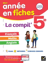 La Compil' 5e  : français, maths et anglais