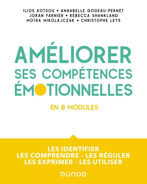 Améliorer ses compétences émotionnelles - Ilios Kotsou, Annabelle Godeau-Pernet, Joran Farnier, Rébecca Shankland, Moïra Mikolajczak, Christophe Leys - Dunod