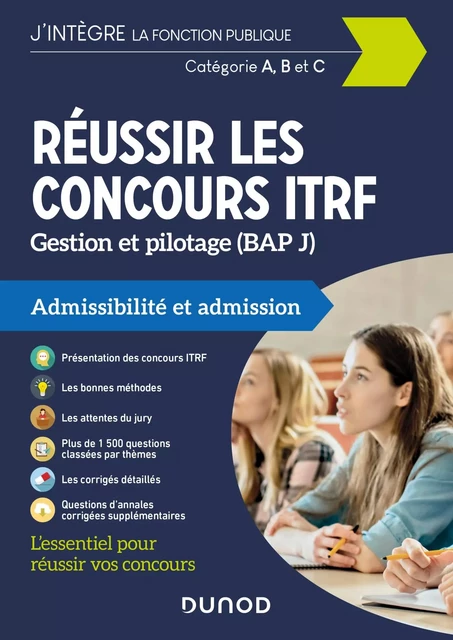 Réussir les concours ITRF - Eve Texier - Dunod