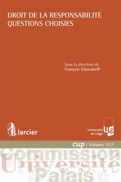 Droit de la responsabilité - Questions choisies