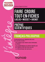 Thème Français-philosophie - Tout-en-fiches - Prépas scientifiques - Programme 2023-2024