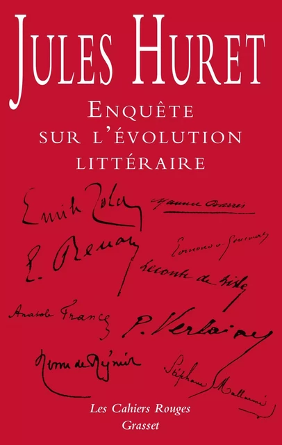 Enquête sur l'évolution littéraire - Jules Huret - Grasset