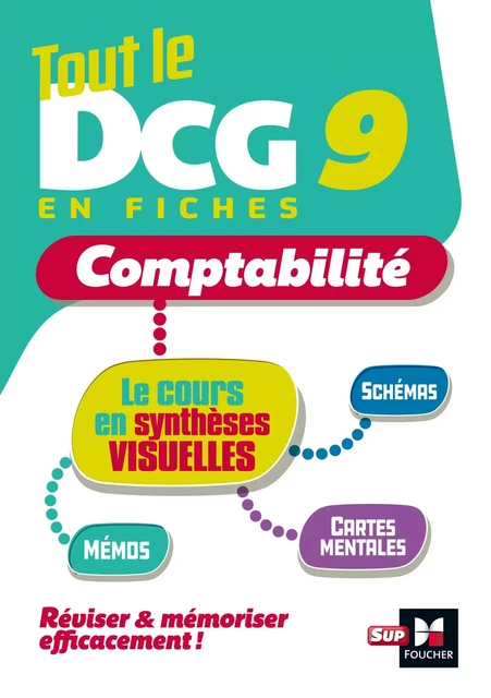 Tout le DCG 9 :  mémo cartes - Révision - Alain Burlaud - Foucher