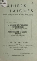 La jeunesse et l'éducation internationale