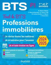 Tout le BTS Professions immobilières - 2024-2025