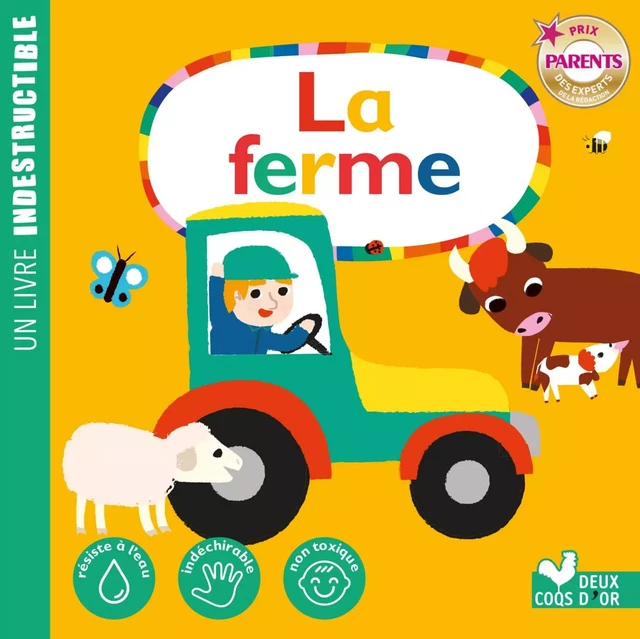 La ferme - livre indestructible - Mathilde Paris - Deux Coqs d'Or